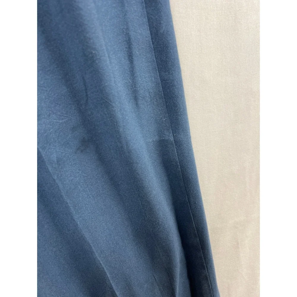 Coldwater Creek Pant Suit Women S Blue Jacquard Jacket Pleated Trousers Set